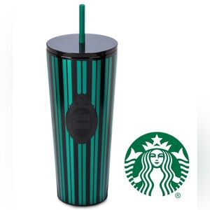 Starbucks Haunted Mansion Green and Black Tumbler